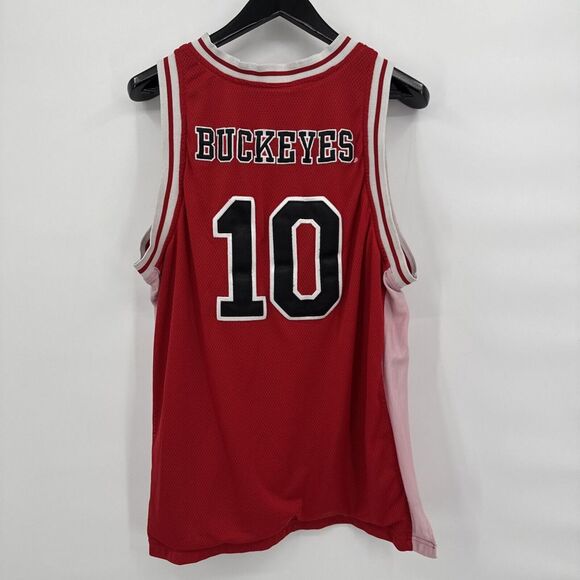 Ohio State Buckeyes 10 Basketball Jersey Big Ten size XL‎ Vintage - Picture 2 of 8